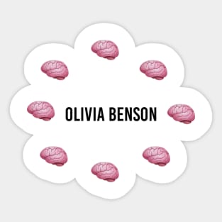 Olivia Benson on The Brain Sticker